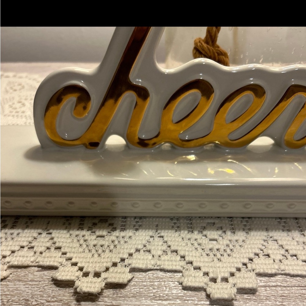Nora Fleming Cheers Mini Display Retired